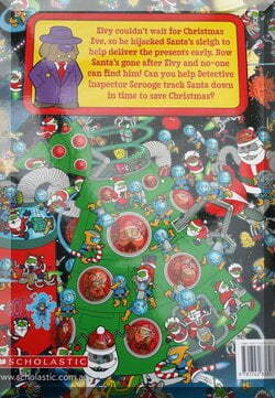 back cover of Where's Santa book