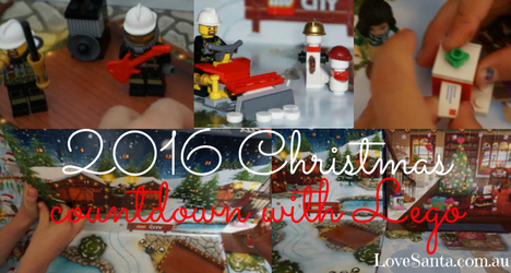 collection of images from the Lego 2016 advent calendars