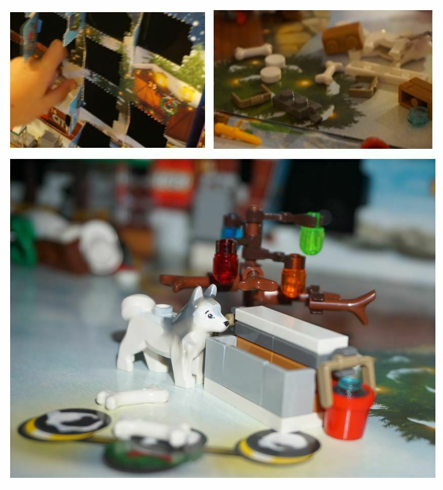 Lego Husky and water trough