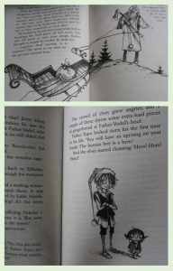 Inner pages of the book A Boy called Christmas