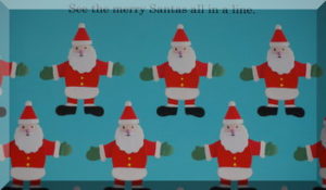 Santa page within the Christmas Treasure Hunt