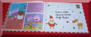 Inner pages of Peppa's Christmas Post