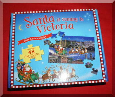 Puzzle box of Santa comes to Victoria