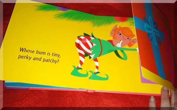 Whose bum ~ Christmas book review | Love Santa